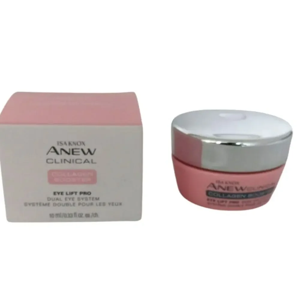 Avon IsaKnox Anew Clinical Collagen Booster Dual Upper Under Eye Gel Lift 0.33oz